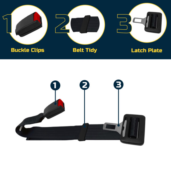 More safety and comfort - a belt extension!